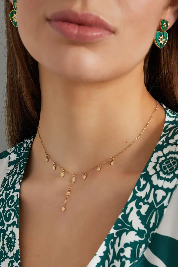 Coin ketting goud