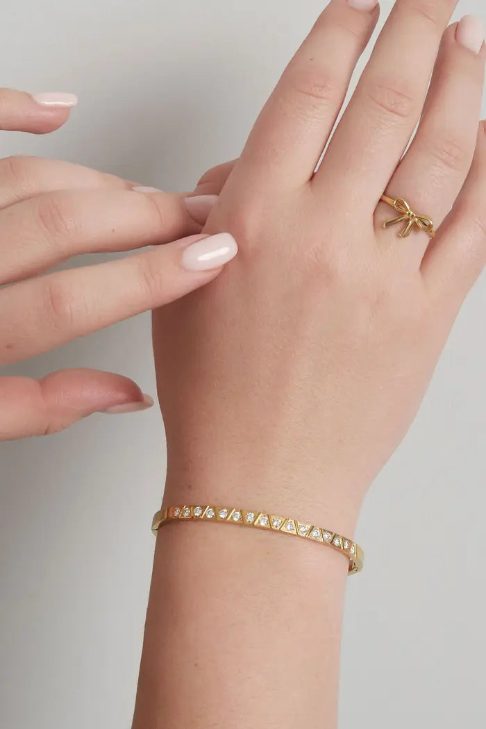 Bangle Spicy diamond goud
