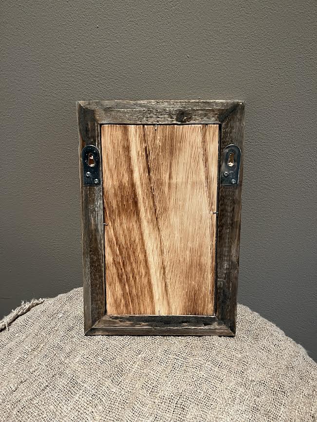 Houten schilderij Bizon heide