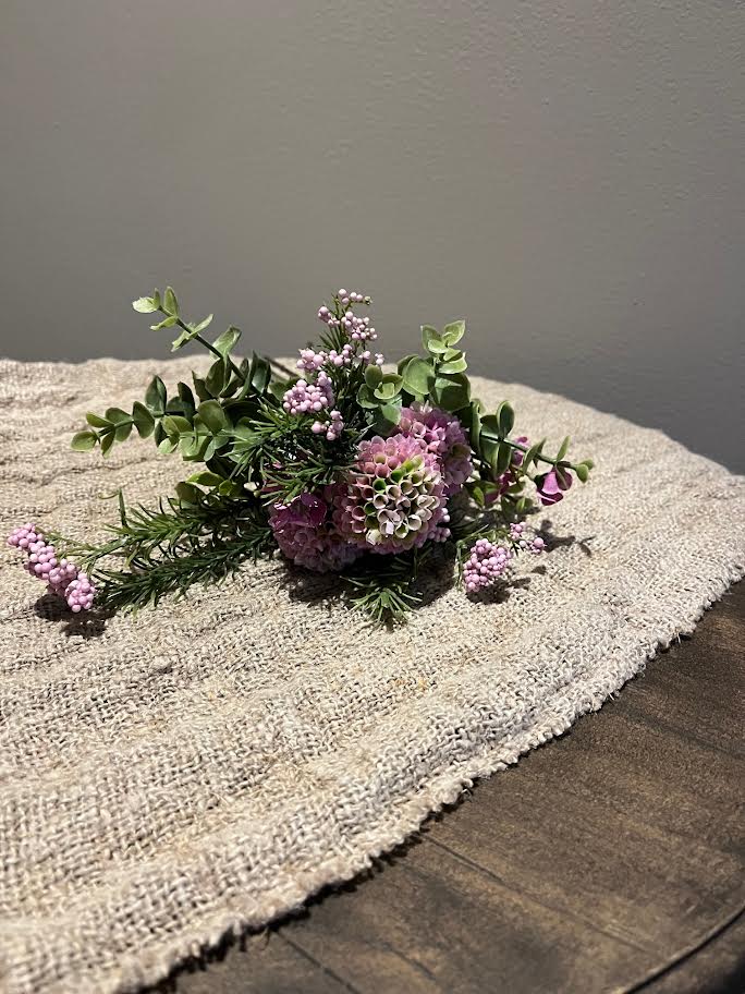 Kunstboeket Dahlia pompon rose