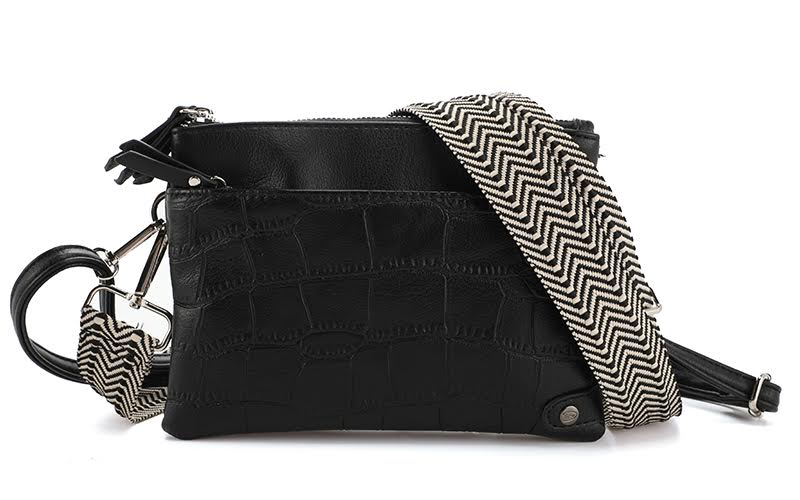 Black crossbody en schoudertas