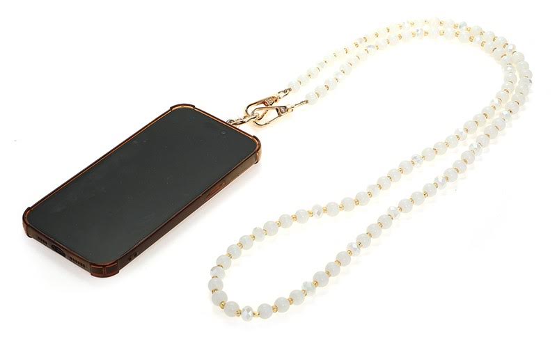 Telefoonkoord Natural White Silke