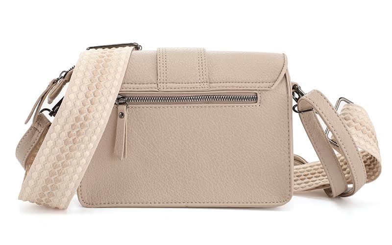 Capri schoudertas taupe