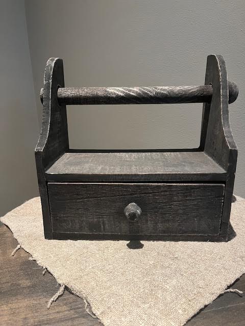 Houten keukenrol houder