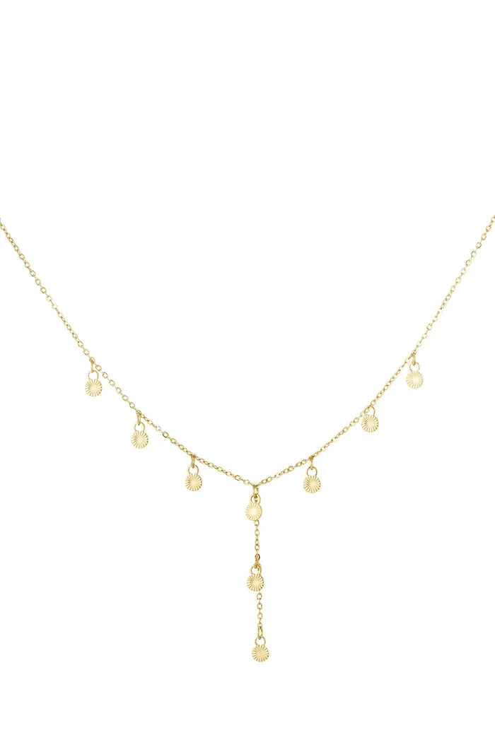 Coin ketting goud