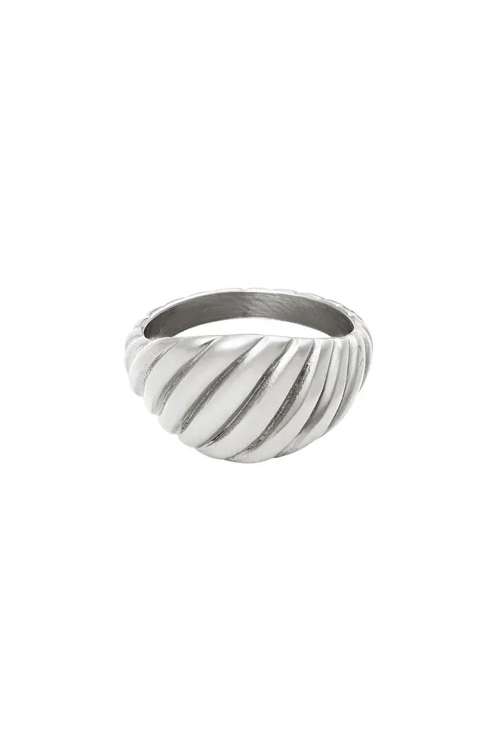 Baquette ring zilver