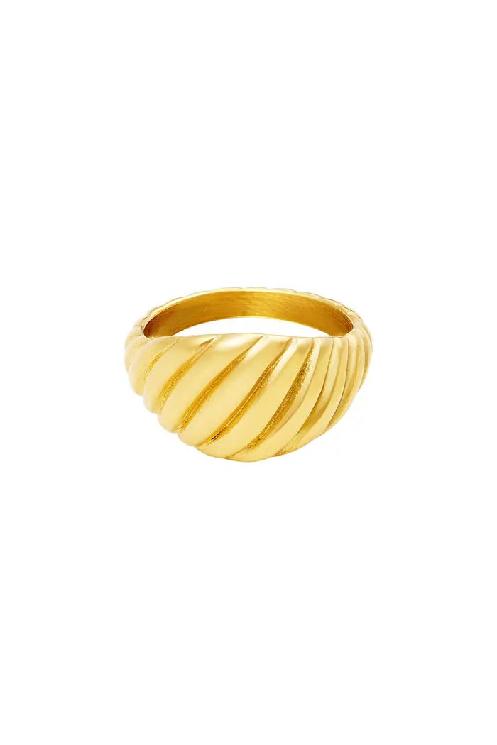 Baquette ring goud