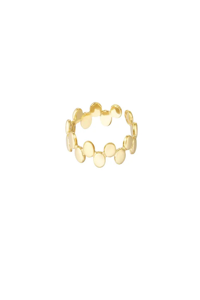Cirkel Ring goud