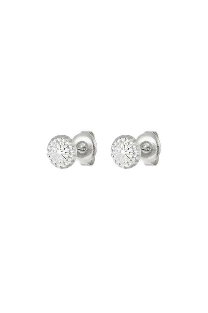 Little Sun oorbellen zilver