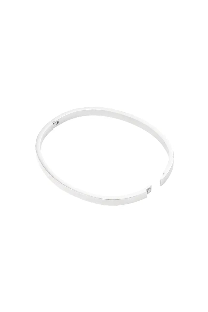 Bangle Spicy diamond zilver