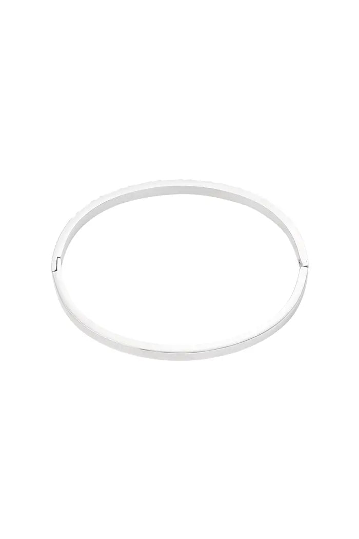 Bangle Spicy diamond zilver