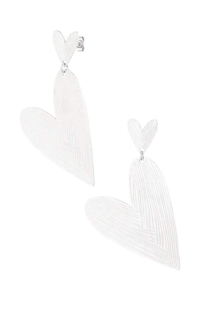 Big Loved Oorbellen goud/zilver