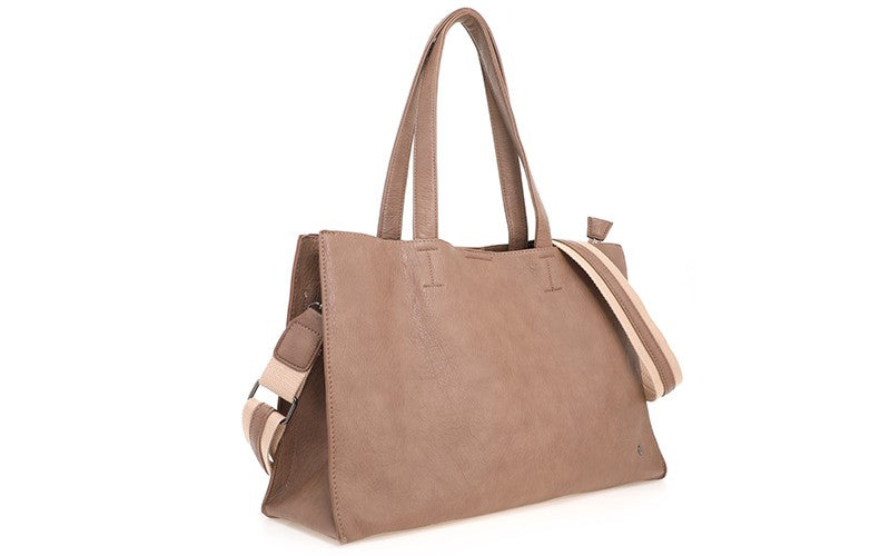 Handtas/Laptoptas Dijon Taupe