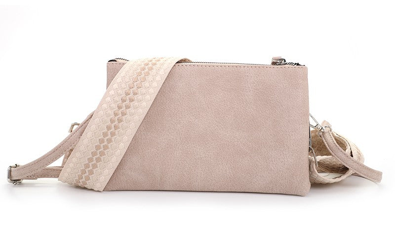Light taupe New York schoudertasje