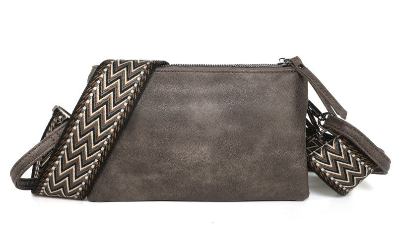 Antraciet Castel schoudertasje / crossbody