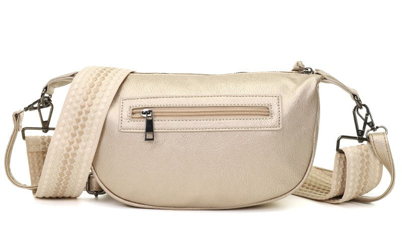 Champagne crossbody tas Manchester