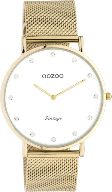 OOZOO vintage goudkleurig horloge
