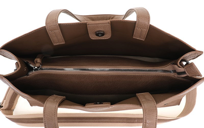 Handtas/Laptoptas Dijon Taupe