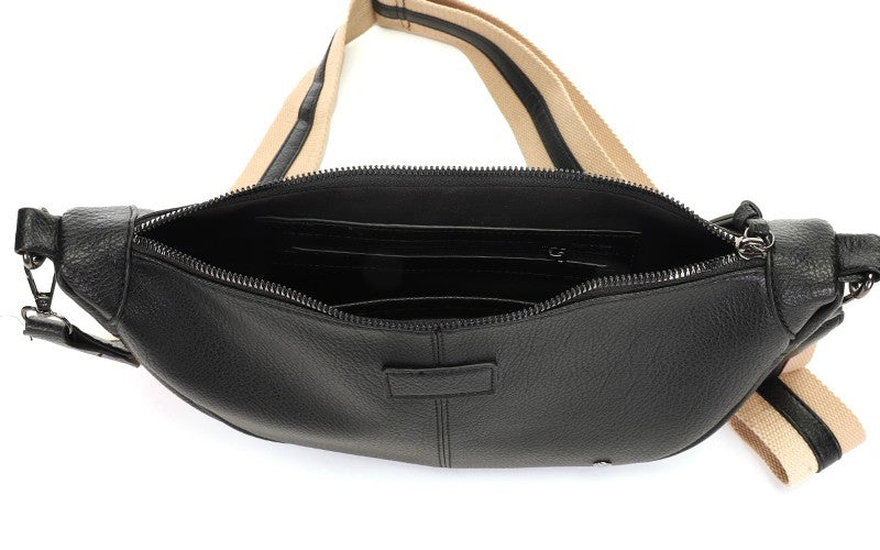 Zwarte crossbodytas Venetie