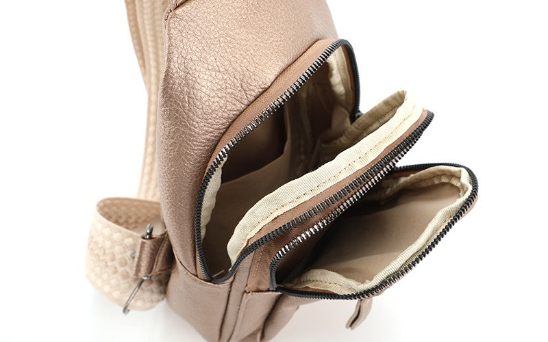 Brons crossbodytas Mattie