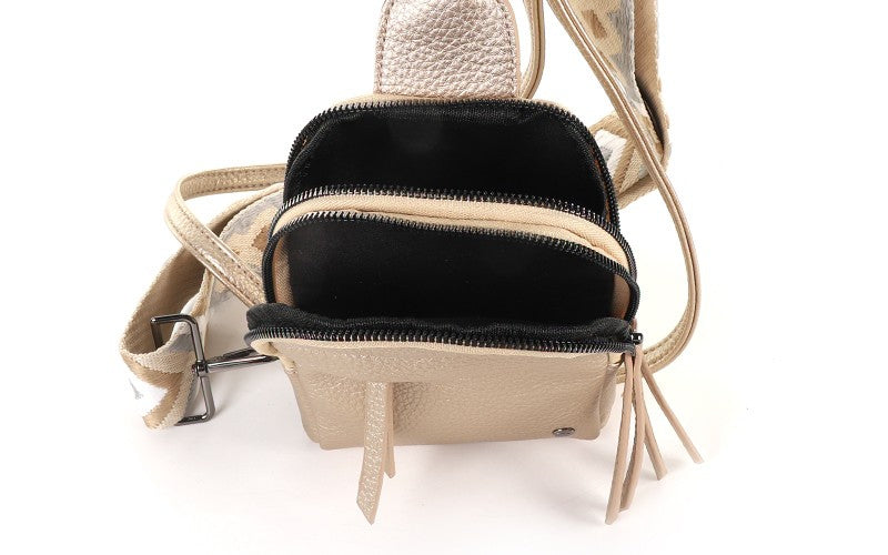 Champagne crossbodytas Bakkum