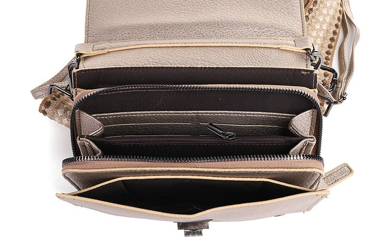 Portemonnee/telefoon tasje Naturel Champagne OLP13323