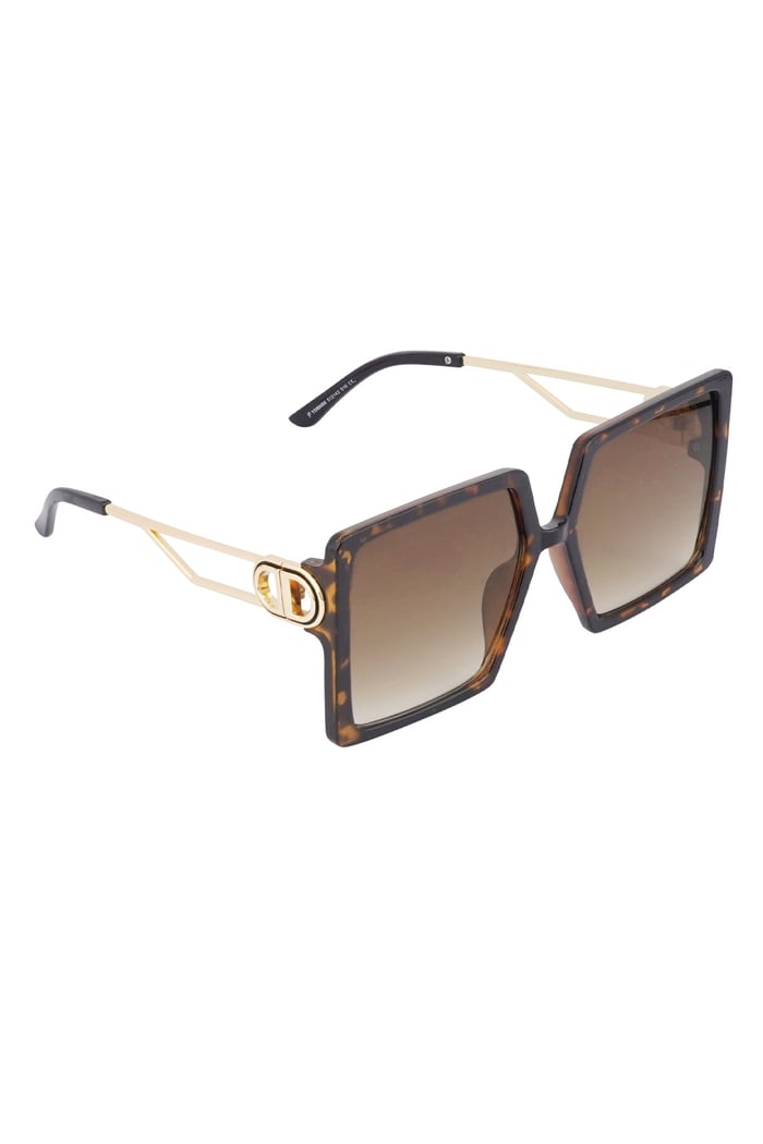 Statement gold detailed zonnebril