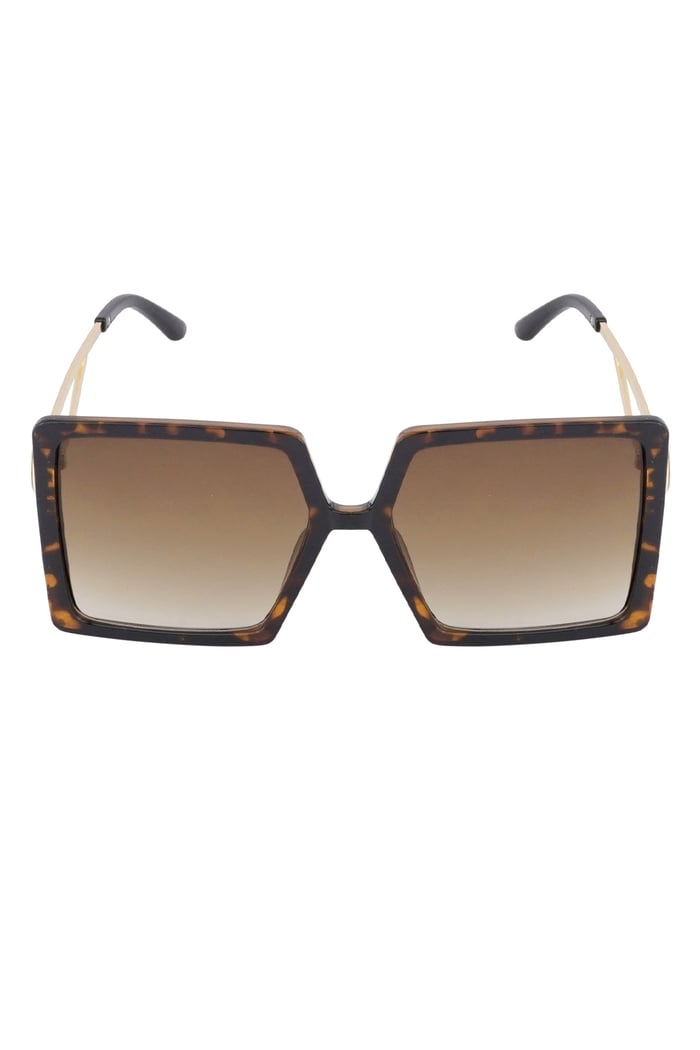 Statement gold detailed zonnebril