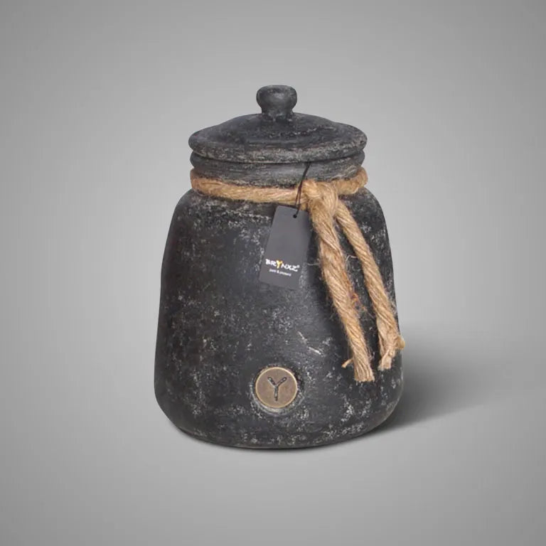 Brynxz Pot and Top with Rope Basalt maat M en L