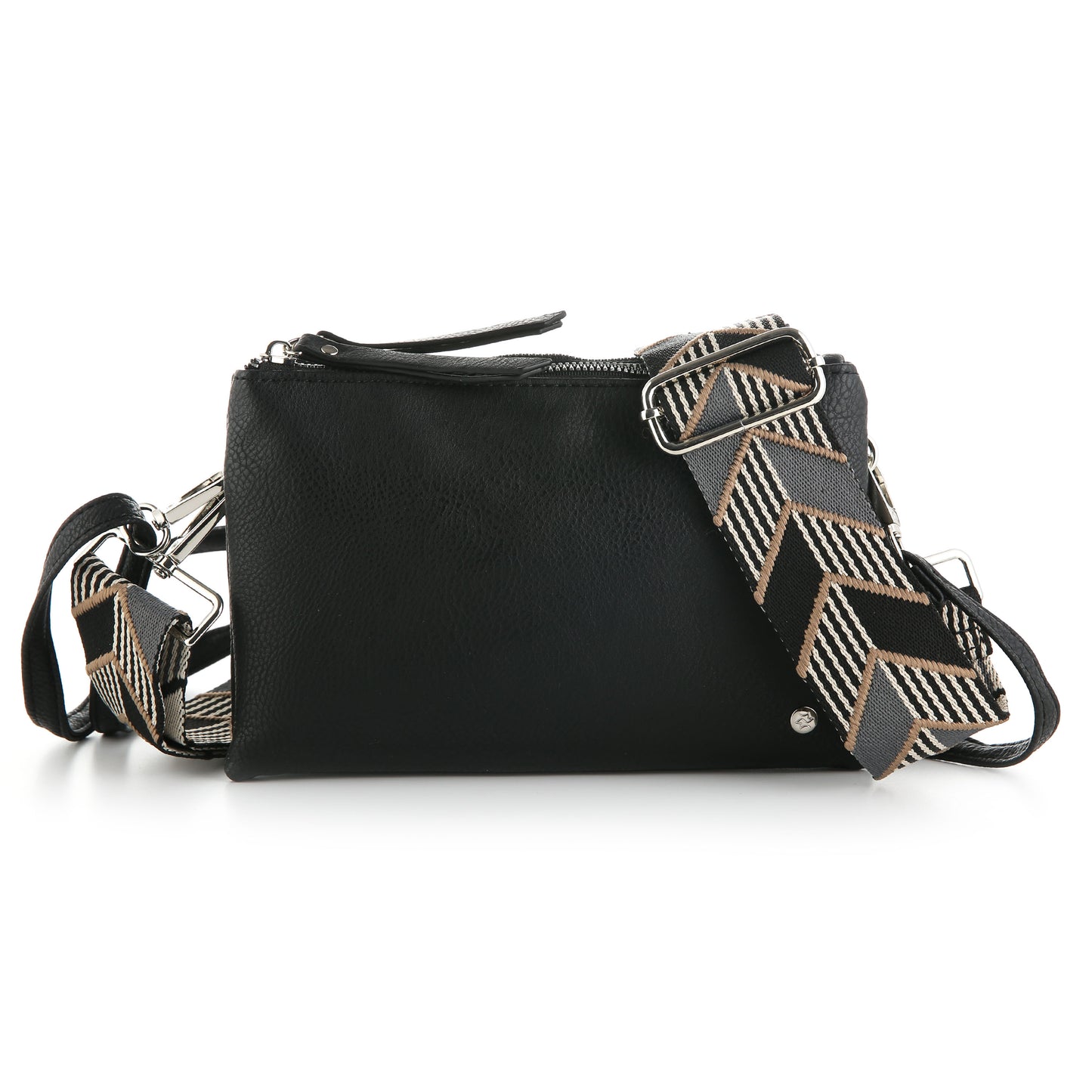 Classic Black tasje met strap