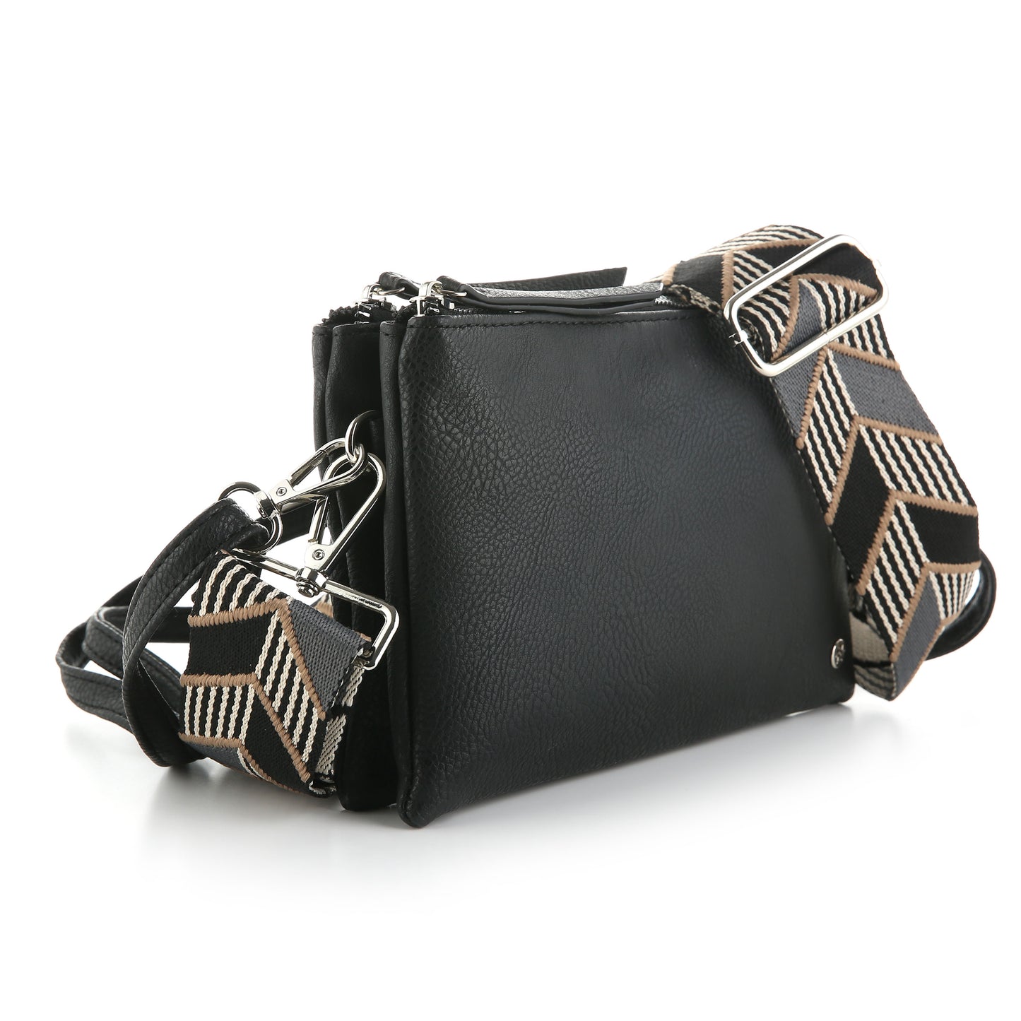 Classic Black tasje met strap