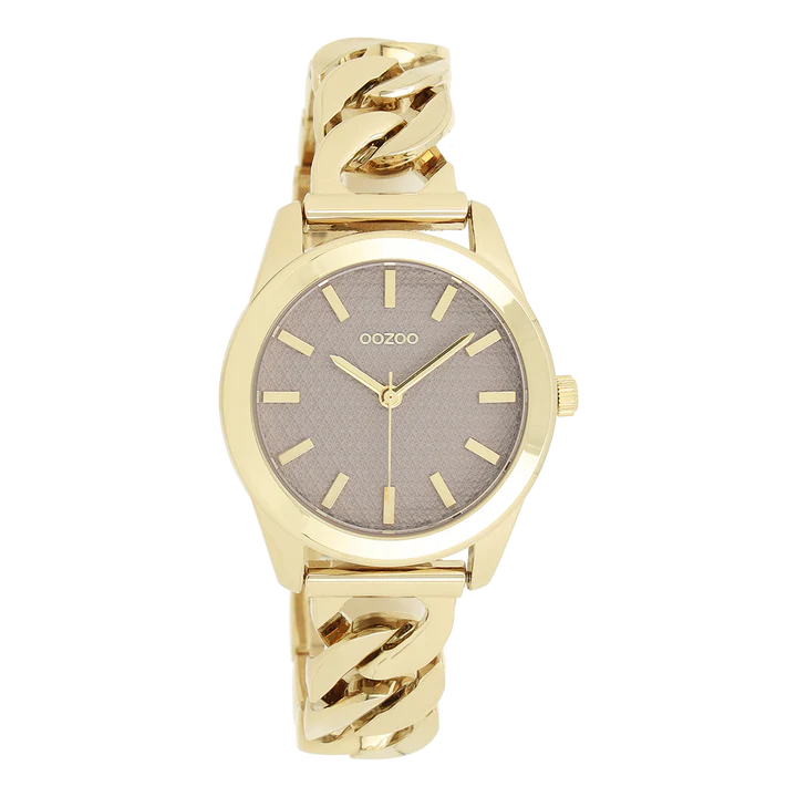 OOZOO schakelhorloge goud