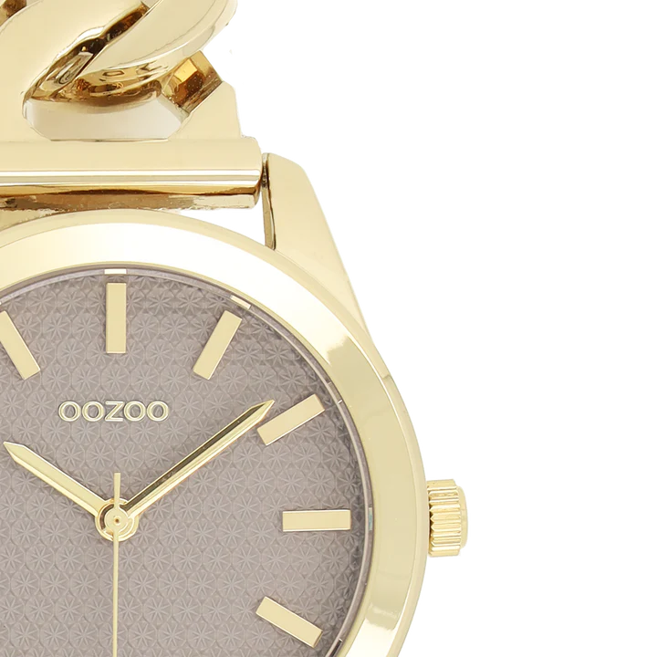 OOZOO schakelhorloge goud