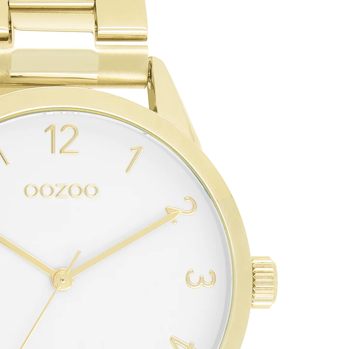 OOZOO goudkleurig horloge grof