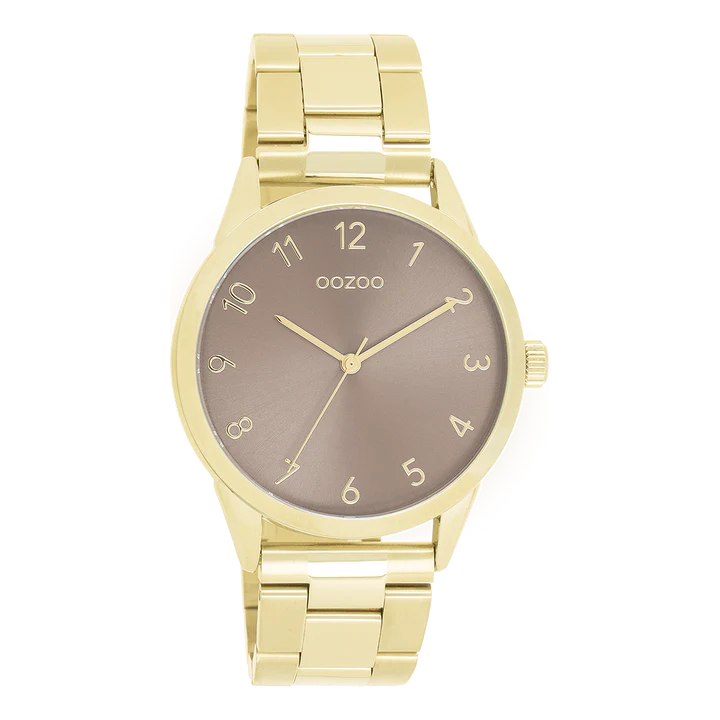 OOZOO goudkleurig horloge