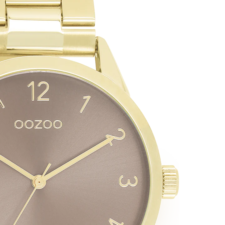 OOZOO goudkleurig horloge