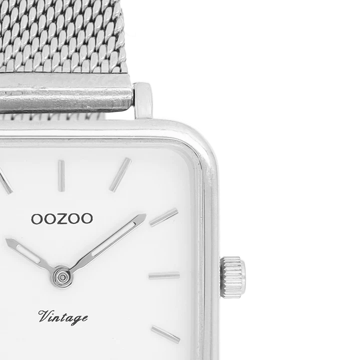 OOZOO klassiek horloge zilver
