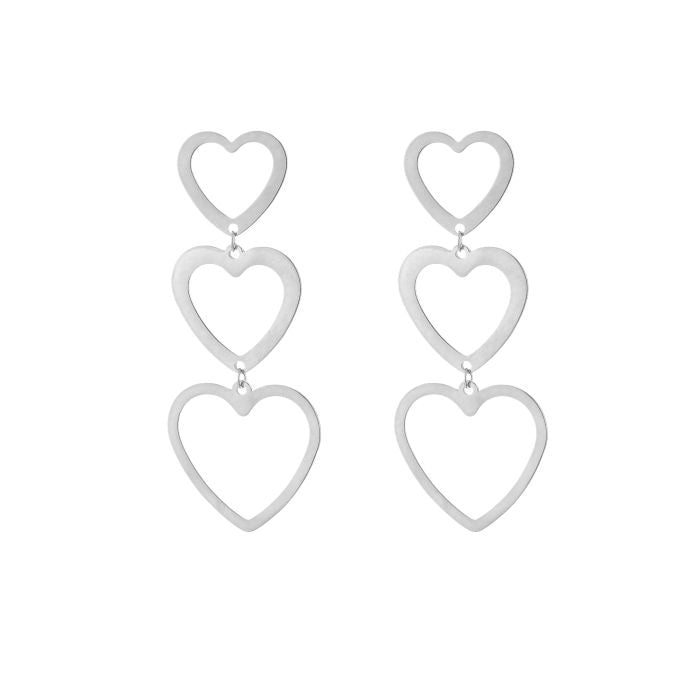 Three Hearts zilver