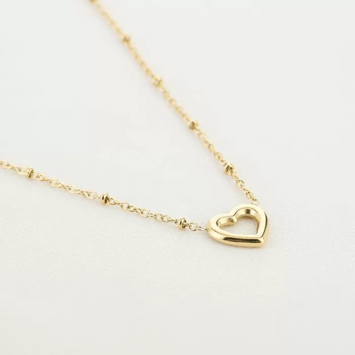 Open Hartje ketting