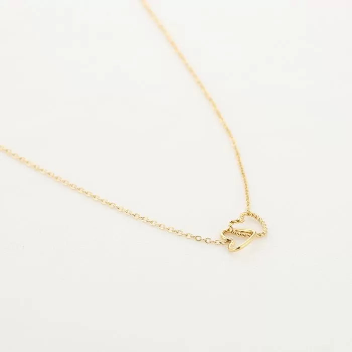 Twee hartjes ketting