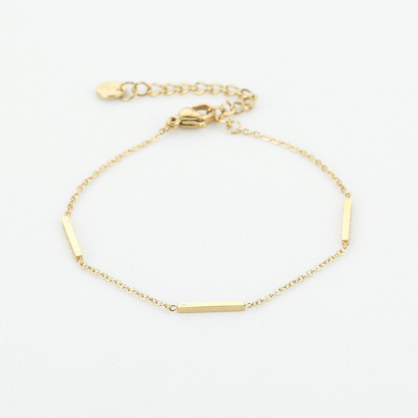 Three Details armbandje goud/zilver