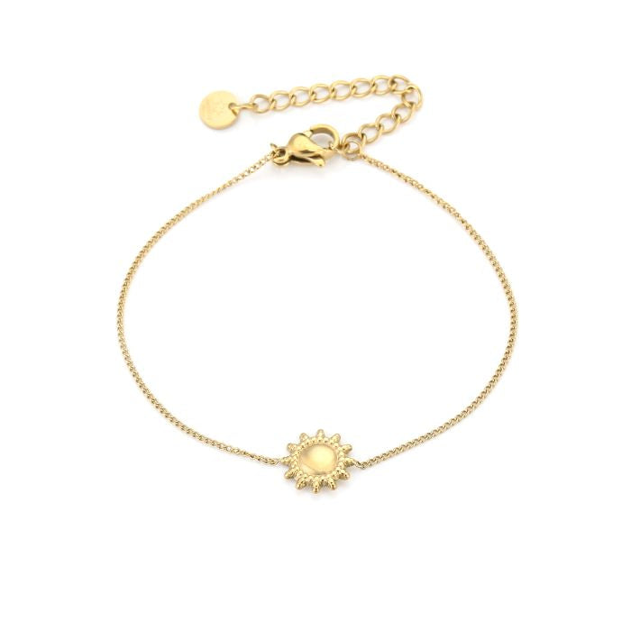 Zon armbandje goud