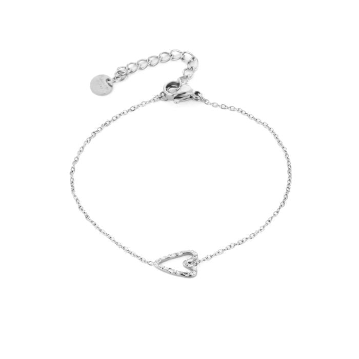 Dwars hartje zilver