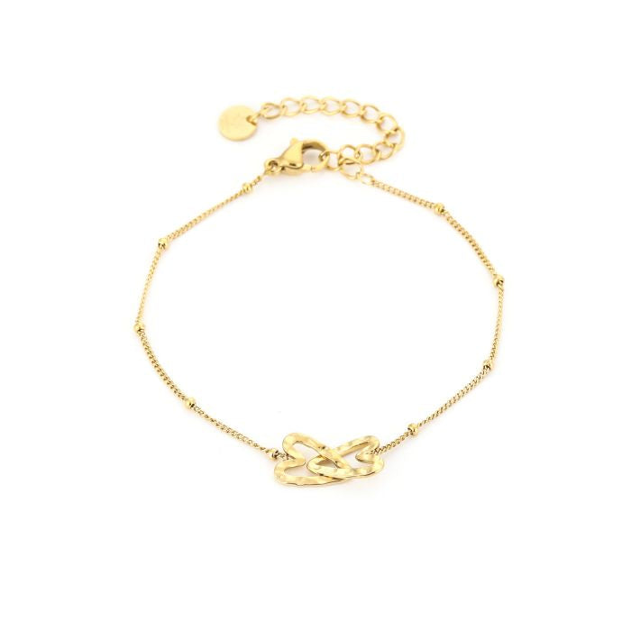 Hartjes Together armbandje goud