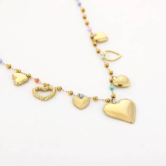 Hartjes bedels ketting