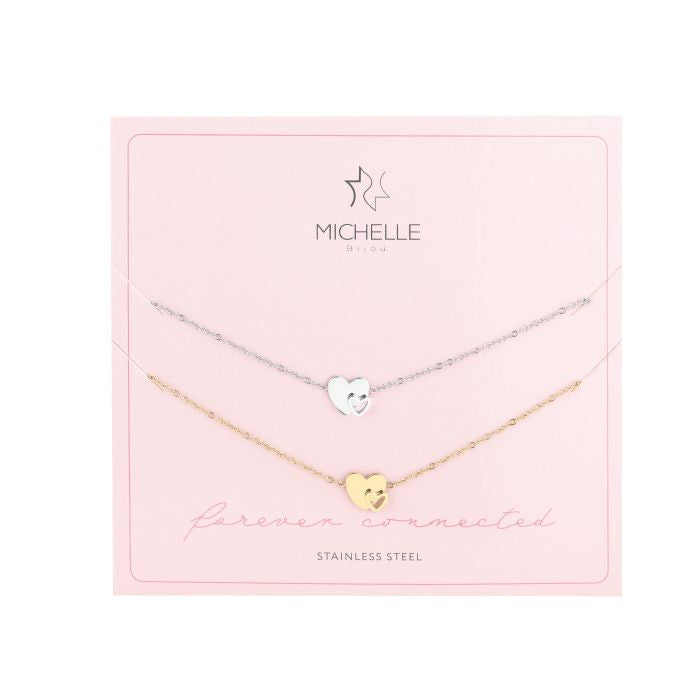 Vriendschap armbandjes Forever friendship goud-zilver
