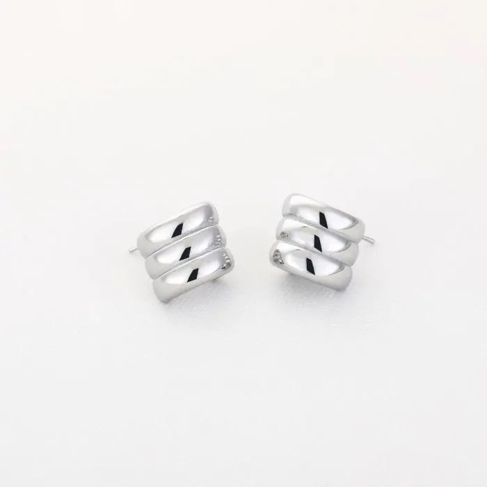Chique oorbellen zilver