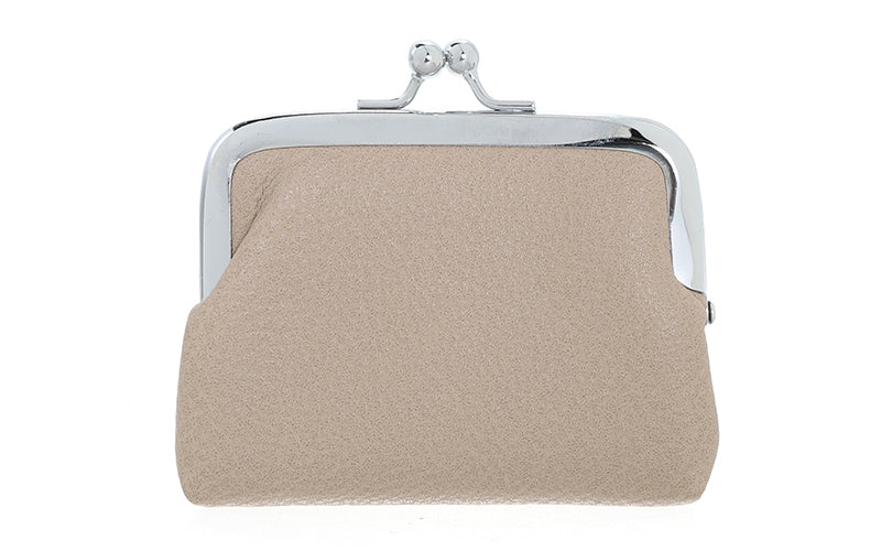 Light taupe portemonneetje bega