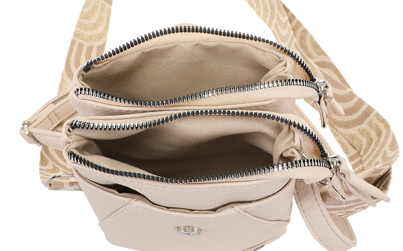 Natural crossbody en telefoontasje Horton