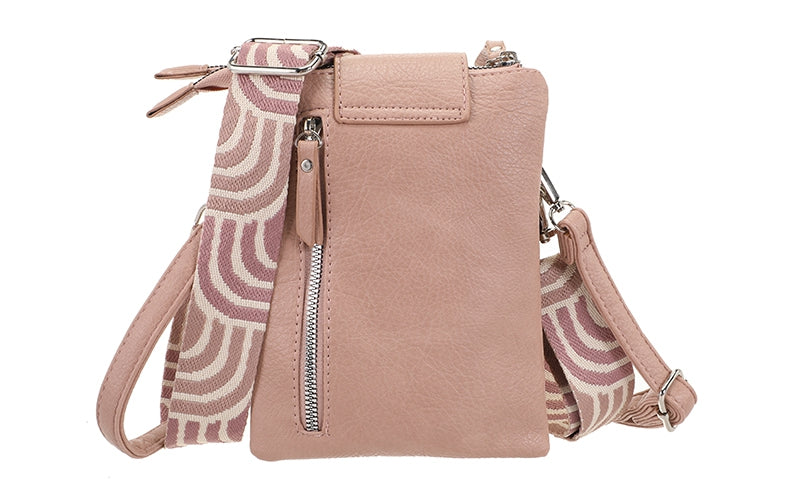Vintage pink crossbody en telefoontasje Horton